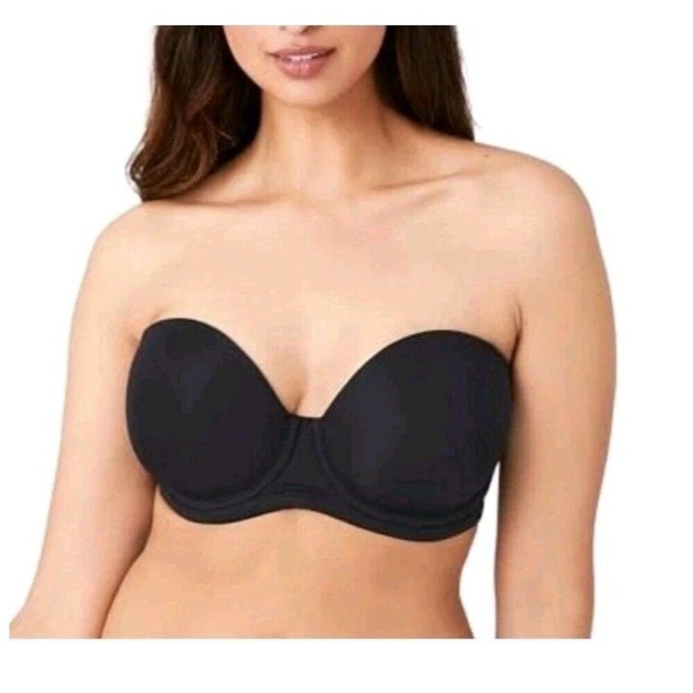 Wacoal Women's  Red Carper  Convertible Traples Black  Bra Size US 40DD